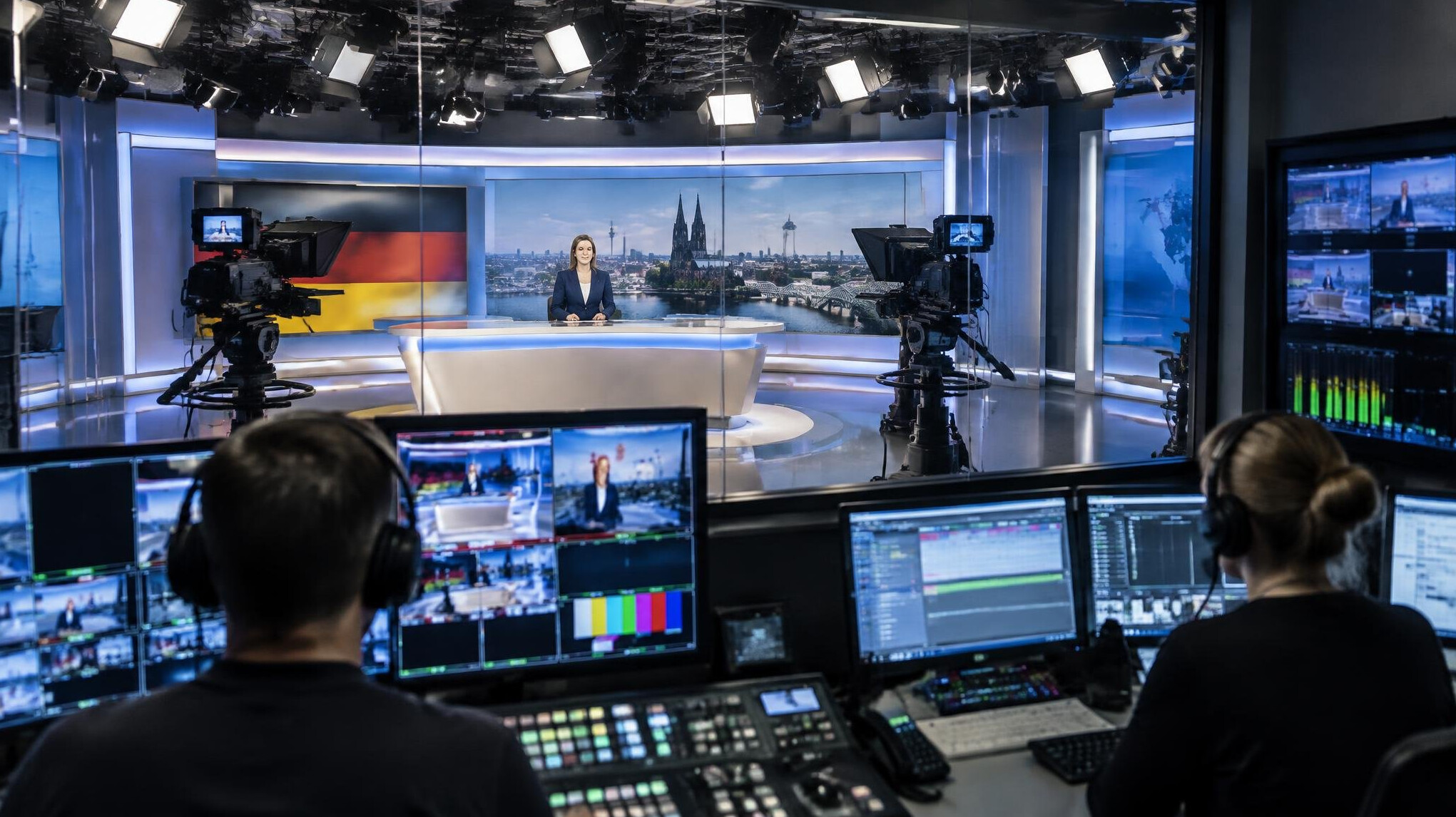 german tv studio setup