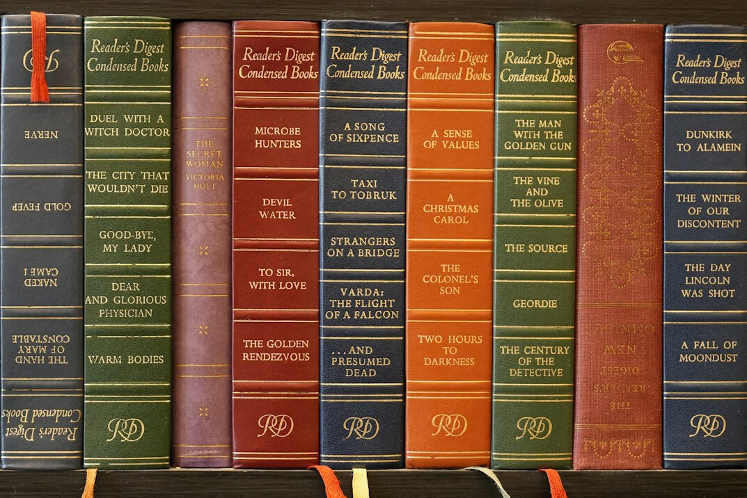 detective reading mystery book