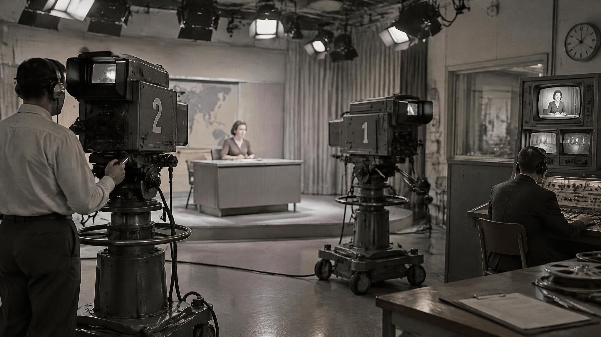 old tv studio equipment