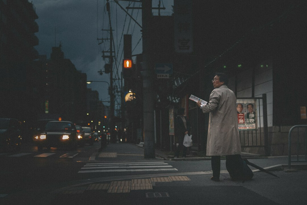 noir detective city street